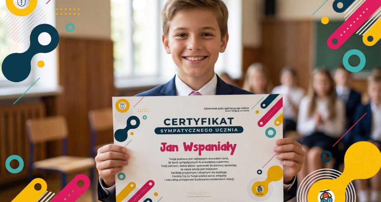 Szukamy Bohaterów Naszej Szkoły! Rusza akcja „Certyfikat Sympatycznego Ucznia 2026”